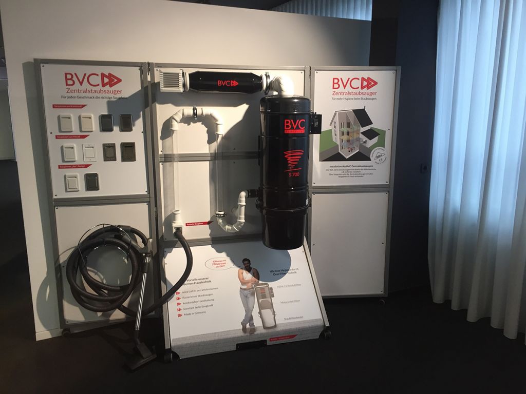 BVC Zentralstaubsauger in der Musterhausausstellung Fellbach 6 BVC Zentralstaubsauger in der Musterhausausstellung Fellbach 5